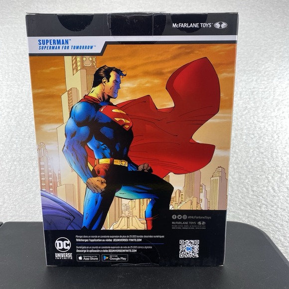 DC Multiverse Superman For Tomorrow SUPERMAN 12" Inch Statue McFarlane Toys 2023 - Picture 6 of 7